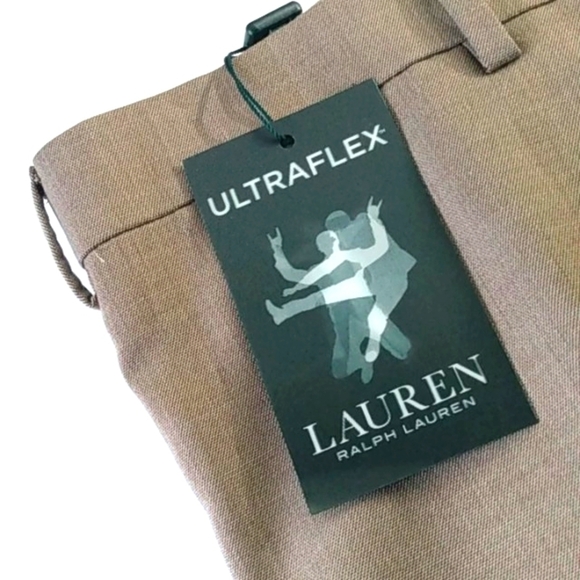 LAUREN RALPH LAUREN TAN ULTRAFLEX CLASSIC FIT WRINKLE RESISTANT PANTS SIZE 42x30 - Picture 11 of 11